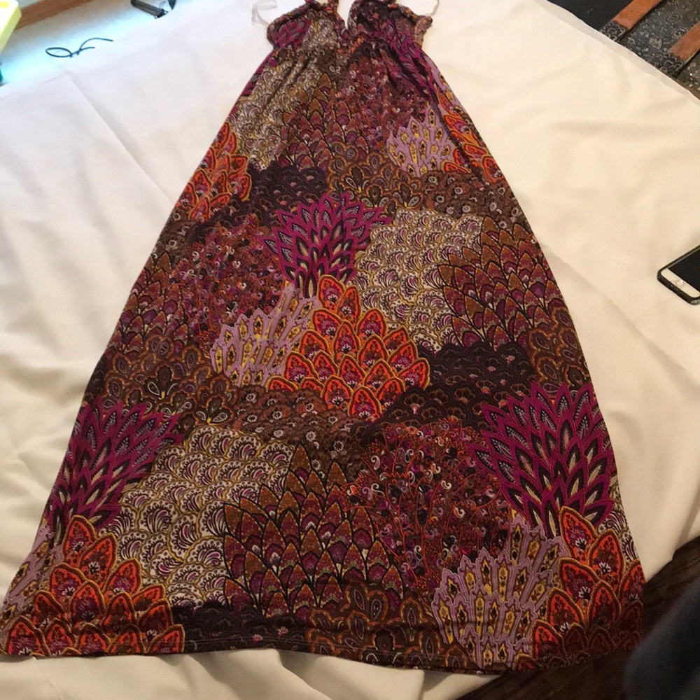 Multi colored maxi dress